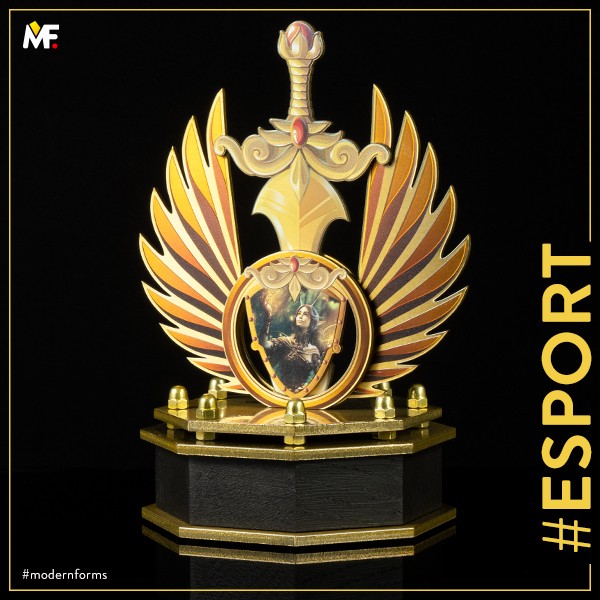 statuette for participation in the game