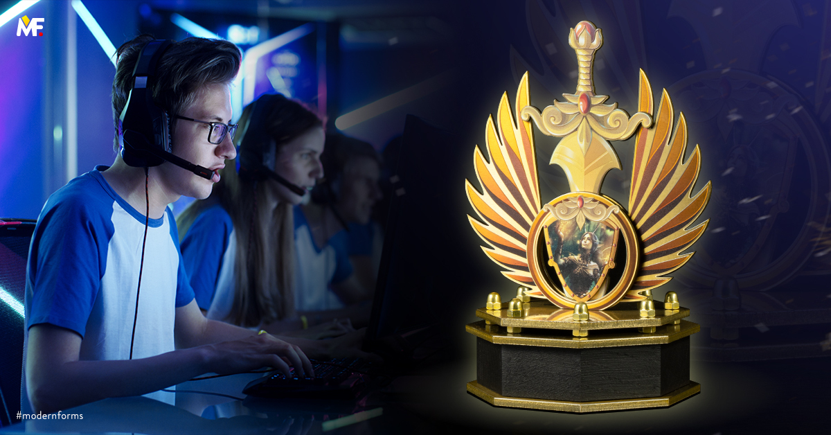 Gaming statuettes for esport